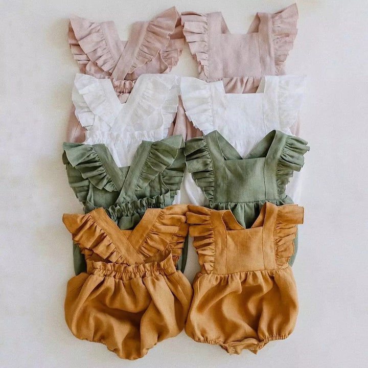 BAby Girl Linen ROmper