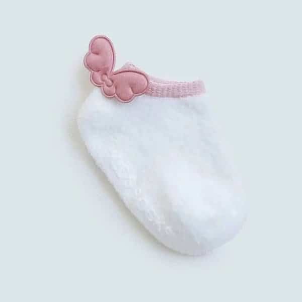 Unisex Heel Angel Wings Cotton Baby Socks