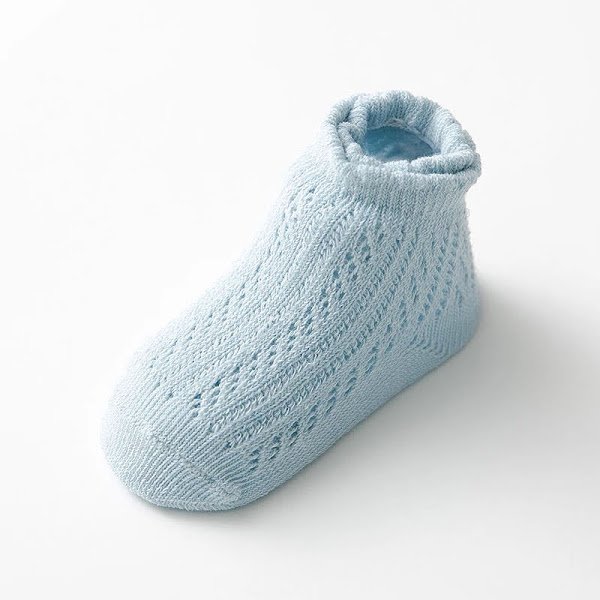Unisex Cotton Netted Sock(White, Blue, Pink, Grey)