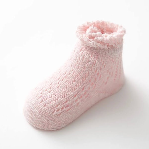 Unisex Cotton Netted Sock(White, Blue, Pink, Grey)