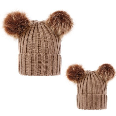 MOm & baby beanie