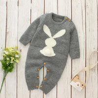 Knitted baby Romper