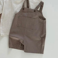 UNISEX DUNGAREE SHORTS