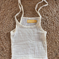 Newborn unisex easy wear top in soft muslin cotton, ideal for post-oil massage and summer comfort.