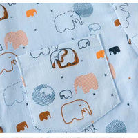Elephant Printed Soft Cotton Casual Shirts