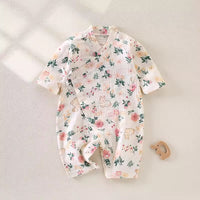 New Unisex Printed  Kimono Rompers/Pyjamas
