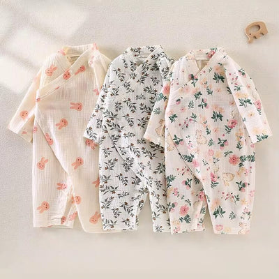 New Unisex Printed  Kimono Rompers/Pyjamas