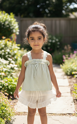 Cotton Tank Top & Shorts Set