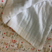 Muslin Cotton Baby Blankets in 6 layered & 8 layered thickness
