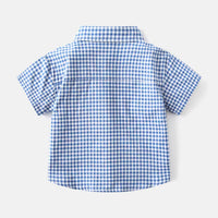 Baby boy checked cotton shirt  – comfortable breathable fit
