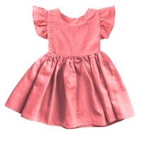 Linen Summer Girl Frocks