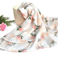 100% Muslin Cotton Swaddles-2 Layered (110*110cms)