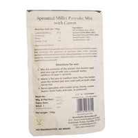 Sprouted Millet Pancake Mix with Carrot