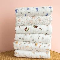 Muslin Cotton Baby Blankets in 6 layered & 8 layered thickness