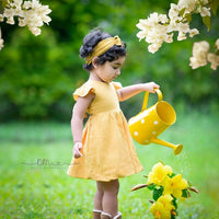 Linen Summer Girl Frocks