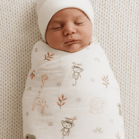 Muslin Cotton Baby Swaddles in 2 layered( 110*110 cms)