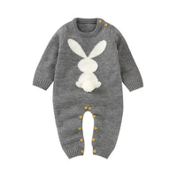 Knitted baby Romper