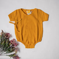 Organic Muslin Cotton Infant Rompers
