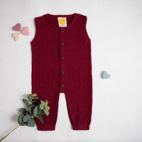 Organic Muslin Cotton Rompers
