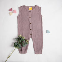 Organic Muslin Cotton Rompers