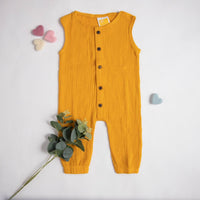 Organic Muslin Cotton Rompers