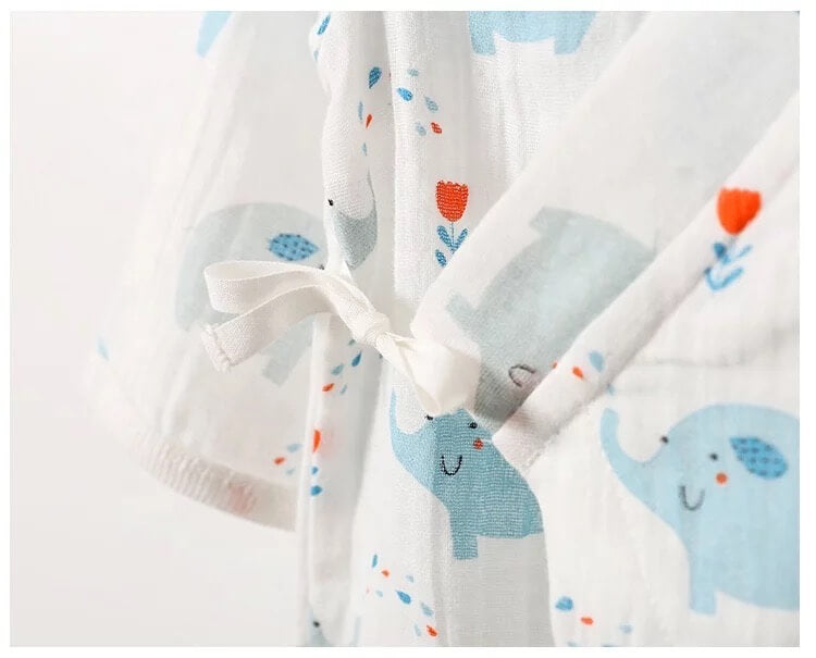 Unisex Printed  Kimono Rompers/ Pyjamas