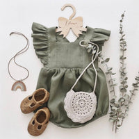 BAby Girl Linen ROmper