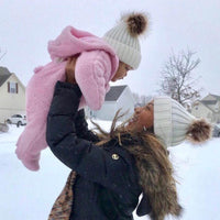 MOm & baby beanie
