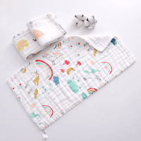 Muslin Cotton Baby Towel 25x50cms – Soft Newborn Washcloth